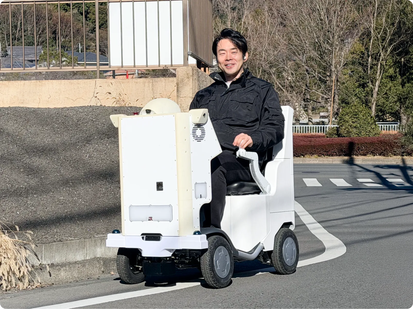 LOMBYへ商品を積み込む様子