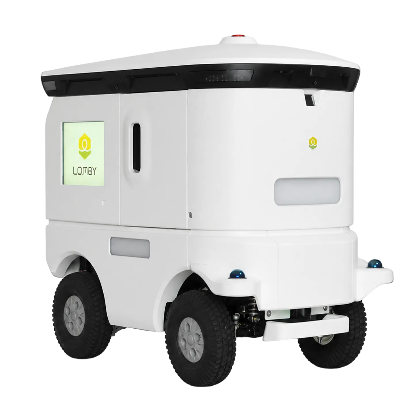 安全設計を備えたLOMBY自動配送ロボット