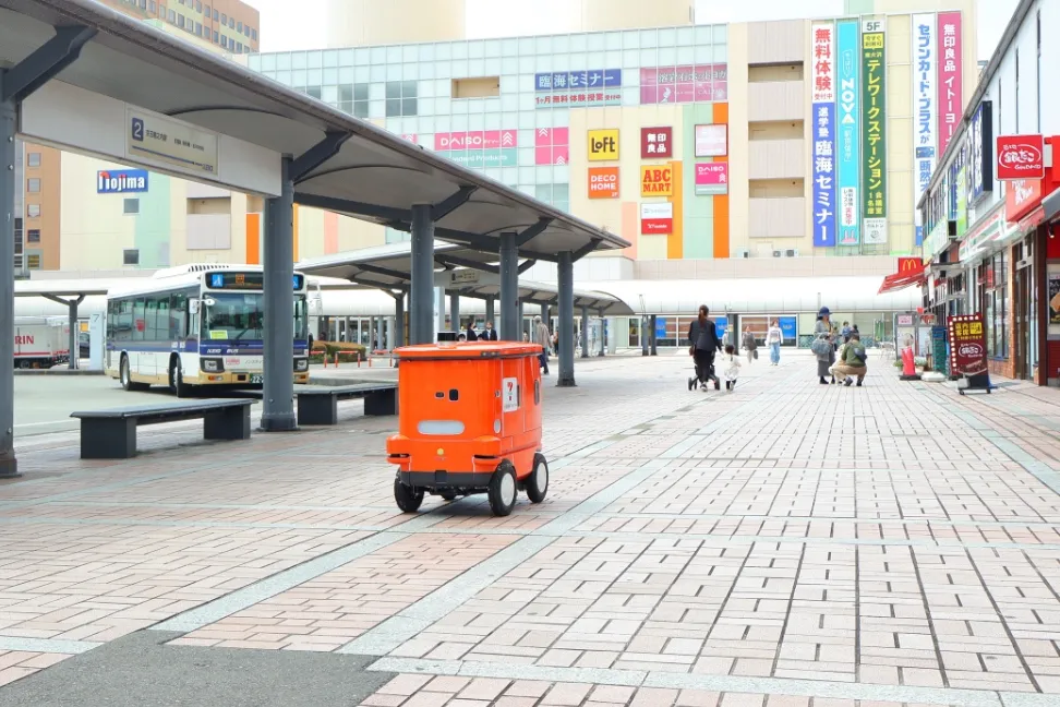 ロボット走行イメージ写真